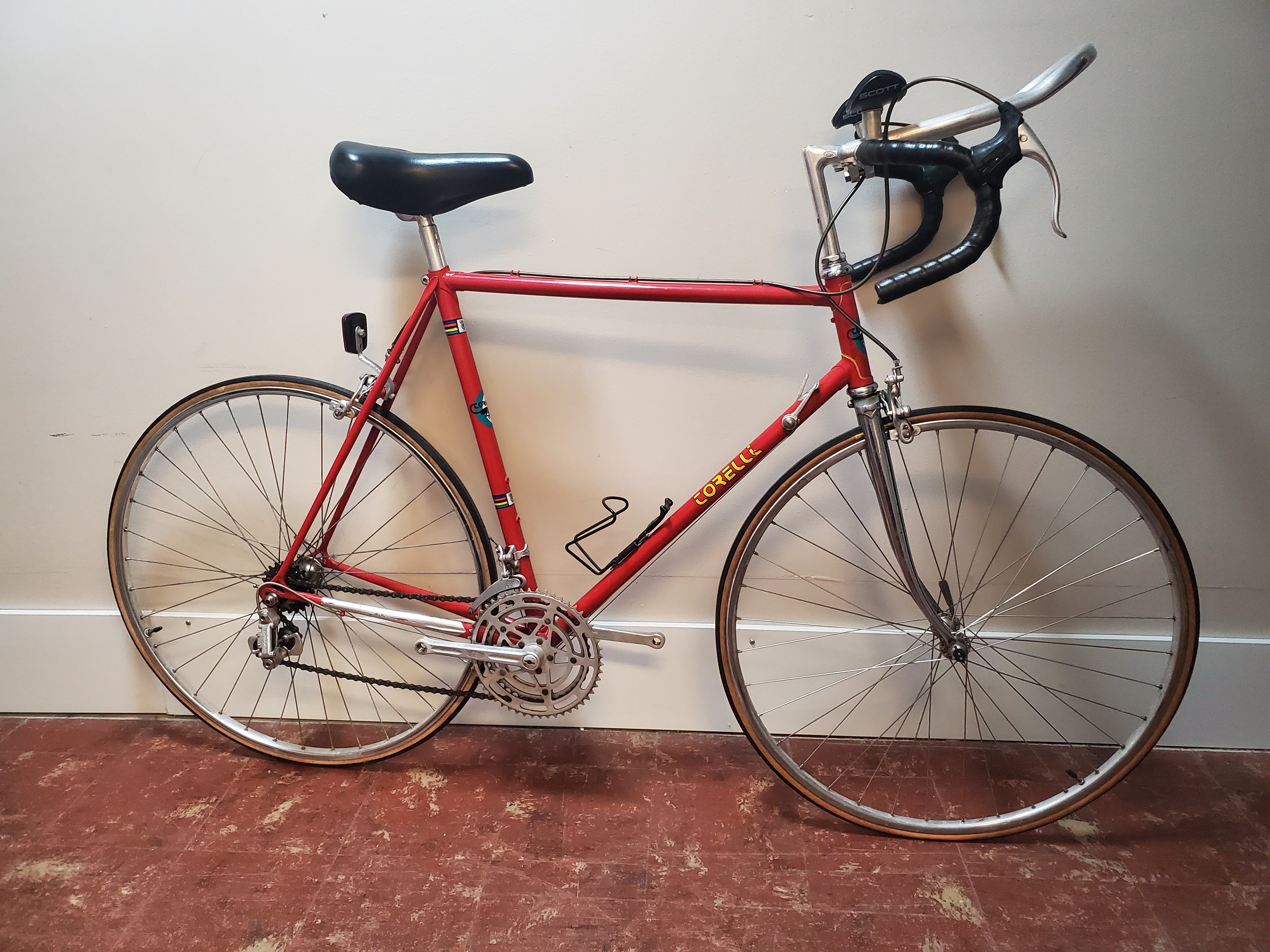 Red vintage road bike sale