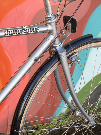 1985 Bridgestone T500, silver, 47cm/small-medium