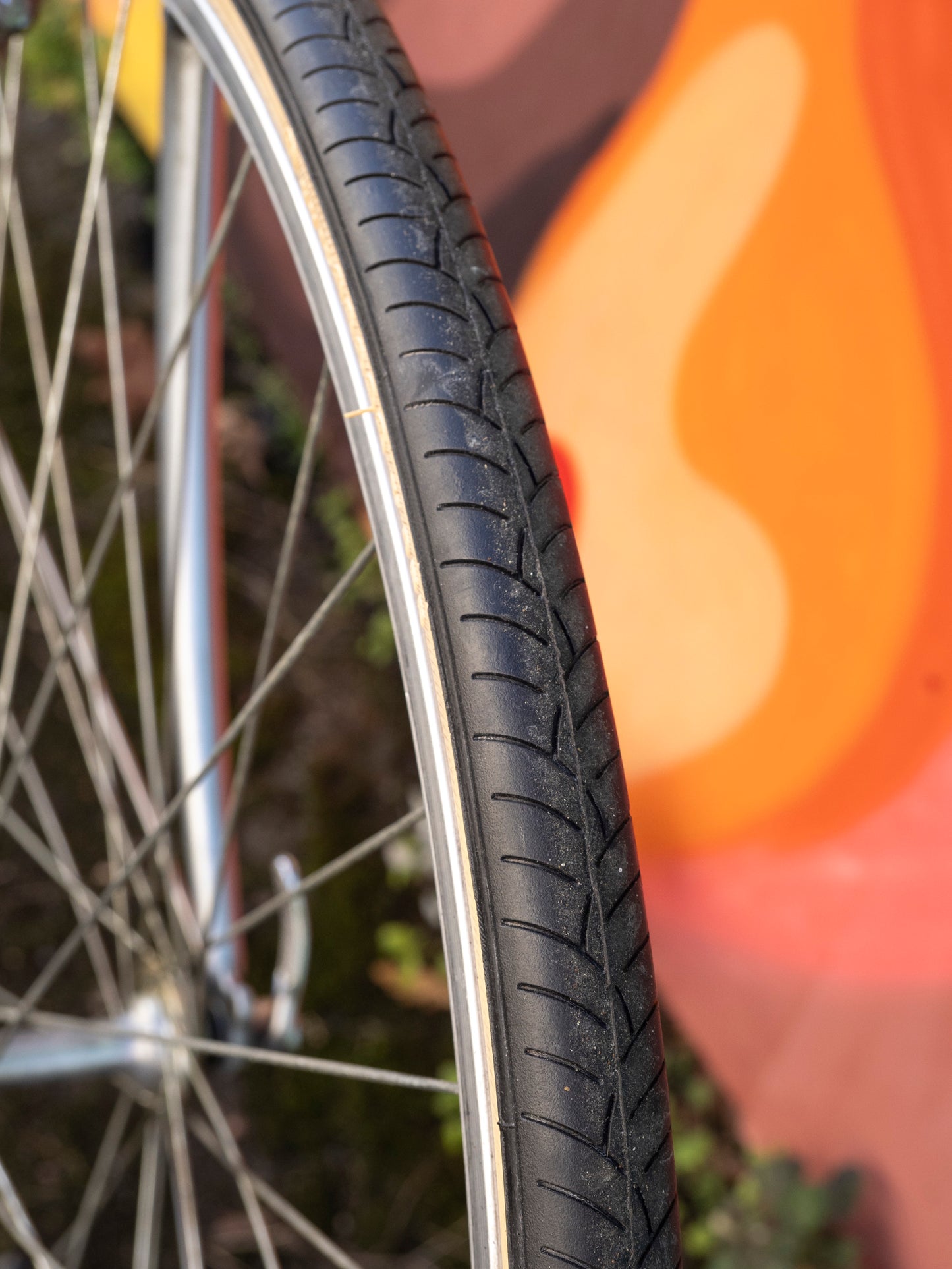 1985 Bridgestone T500, silver, 47cm/small-medium