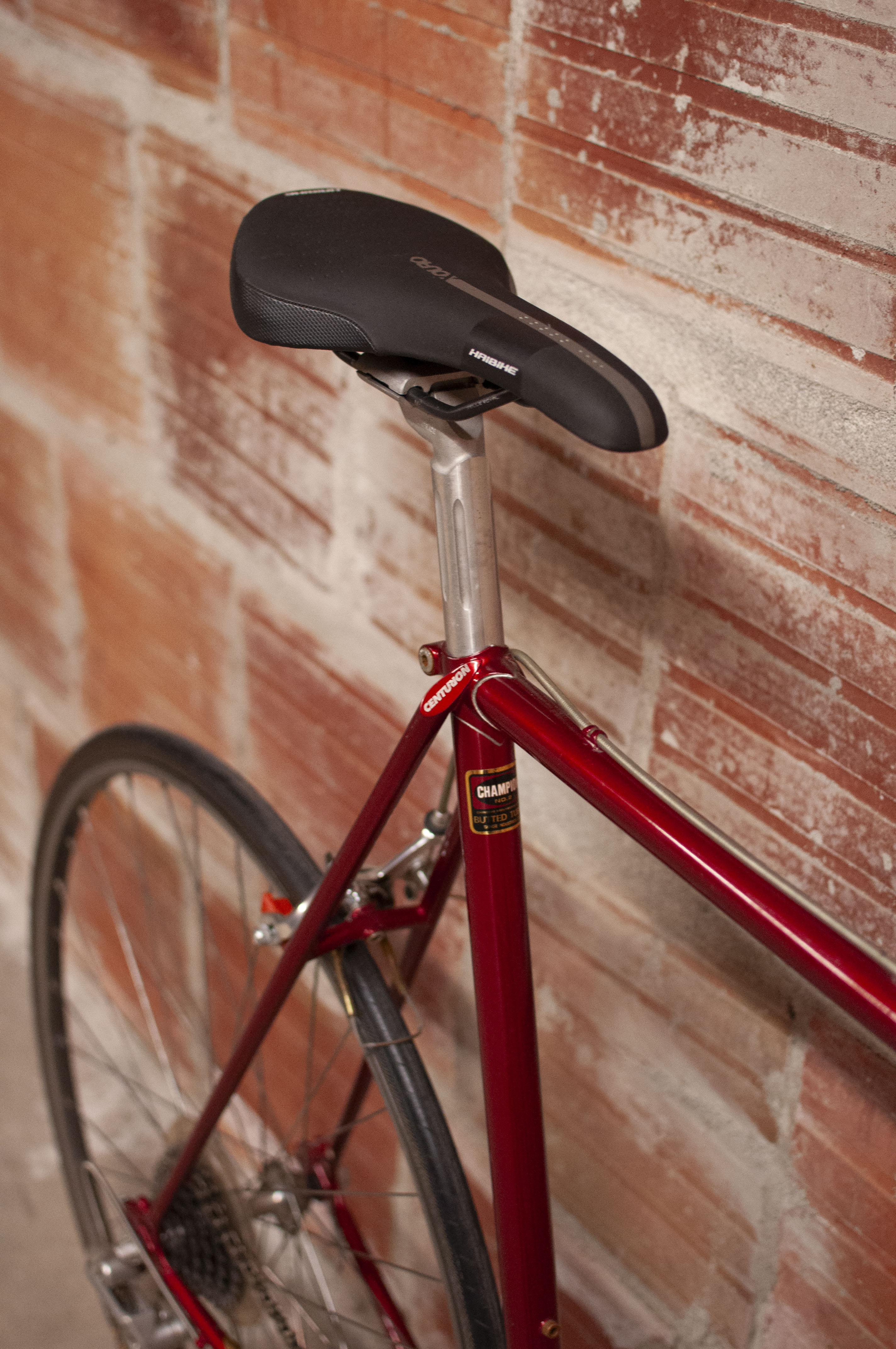 Red best sale vintage bicycle