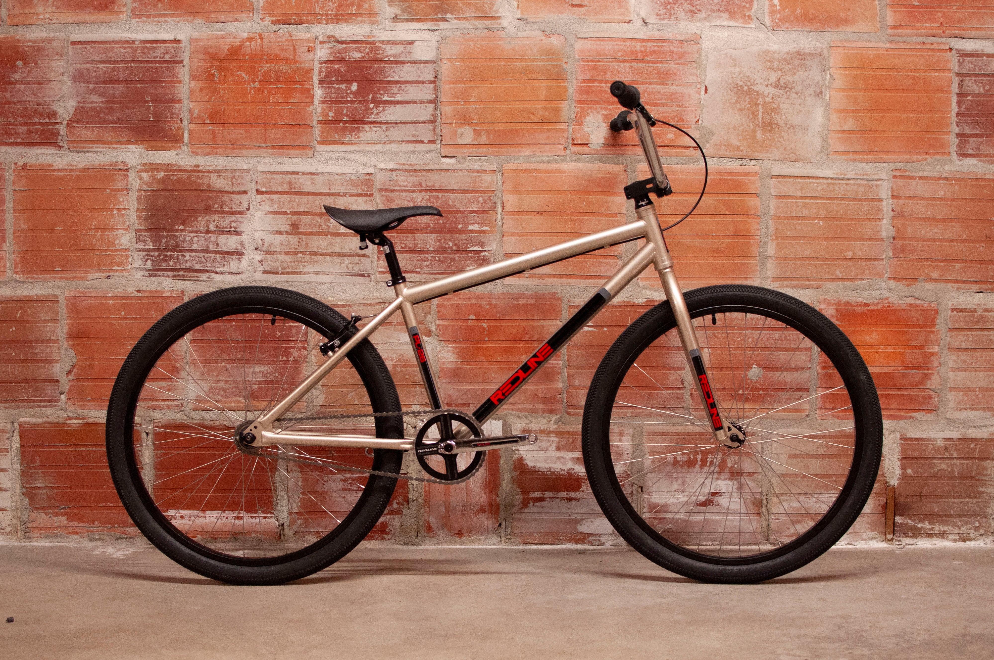 Silver best sale bmx bike