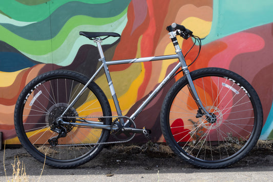 All-City Space Horse Bike - 650b, Steel, MicroShift, Moon Powder, 46cm