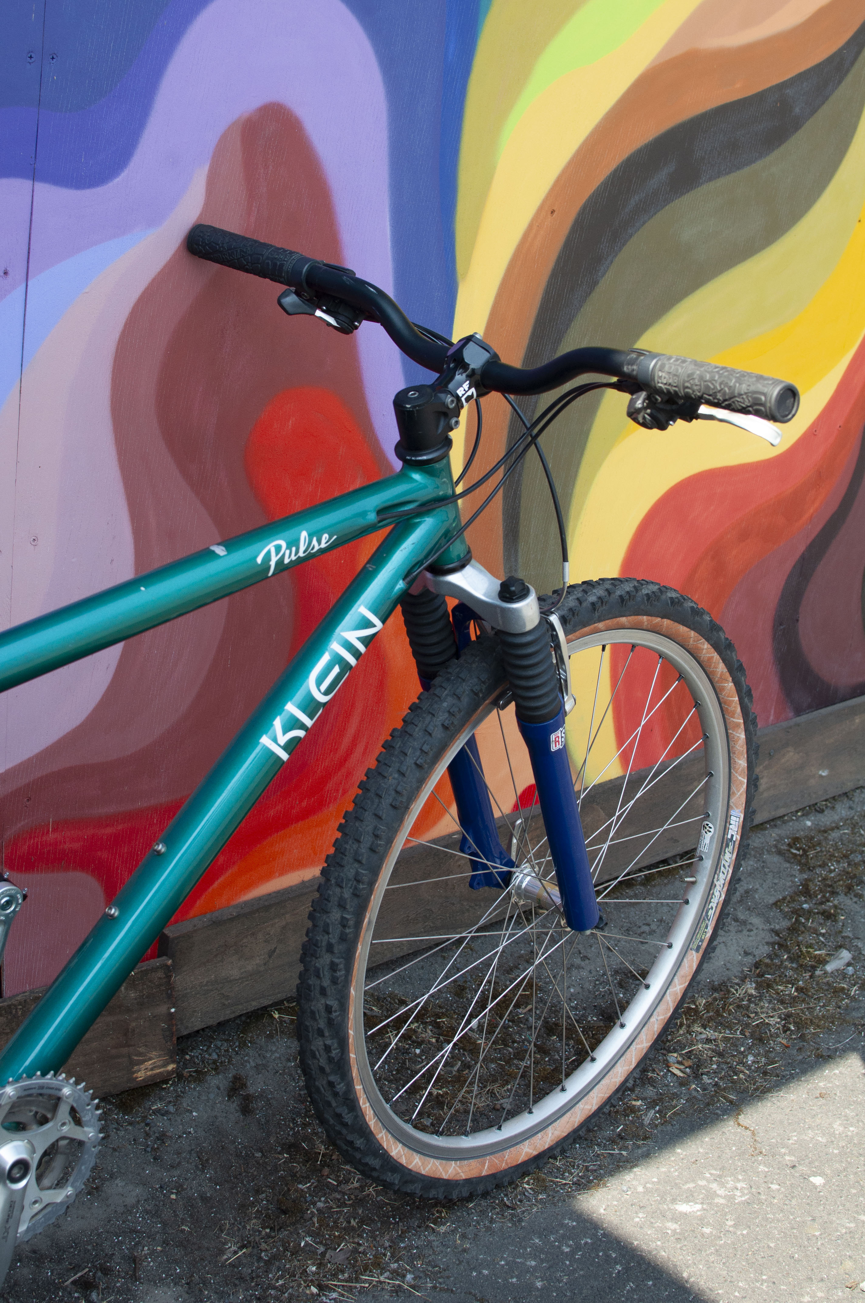 Klein Pulse Hardtail Mountain Bike 42cm Teal Blue Cycle Coffee