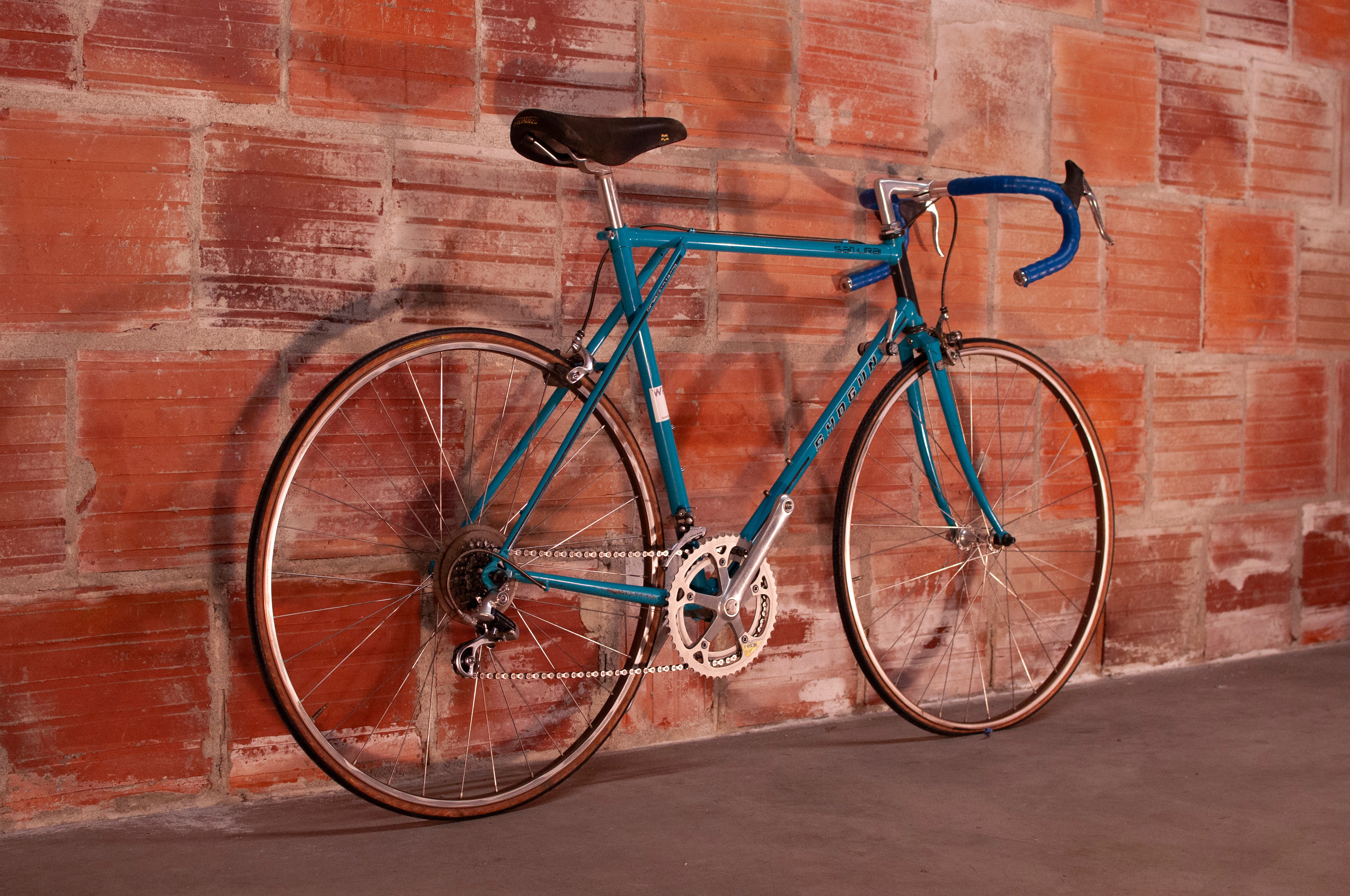 Shogun Samurai Vintage Road Bike teal 56cm Large Cycle Coffee